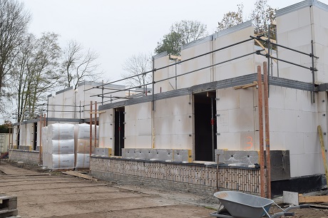 Jacobusbos voortgang 12-11-2024 (blok 1 patiowoningen)